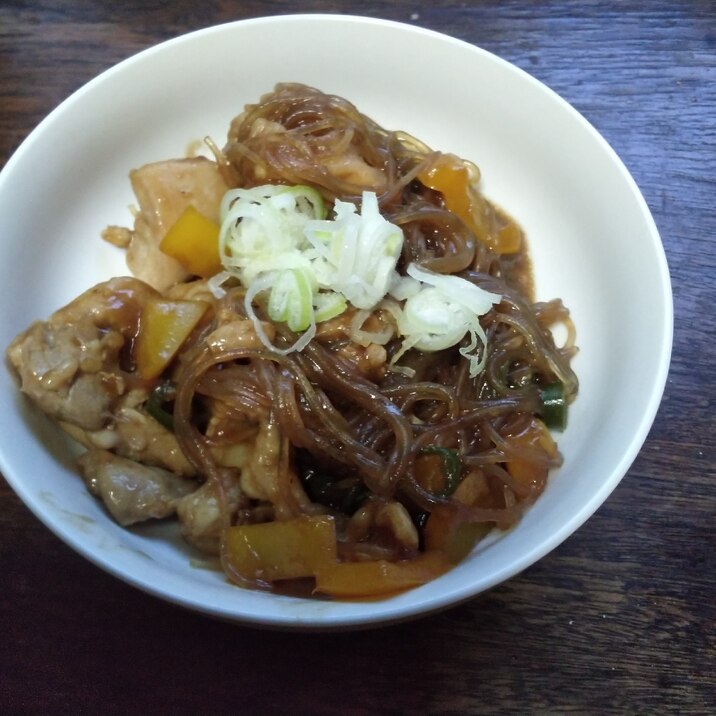 [発汗料理]春雨と鶏肉の中華炒め煮
